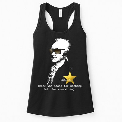 Alexander Hamilton Fall For Everything Womens Tank Top