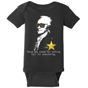 Alexander Hamilton Fall For Everything Baby Bodysuit