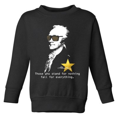 Alexander Hamilton Fall For Everything Toddler Sweatshirt