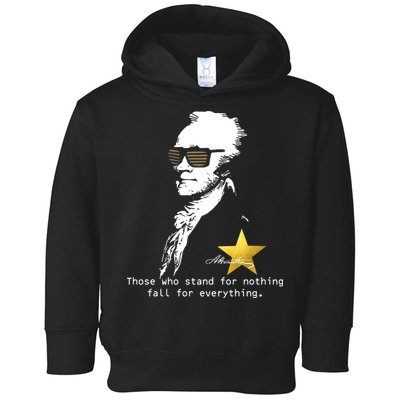 Alexander Hamilton Fall For Everything Toddler Hoodie