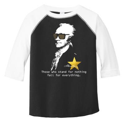 Alexander Hamilton Fall For Everything Toddler Fine Jersey T-Shirt