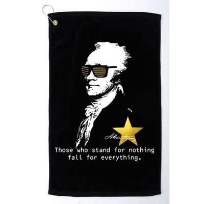 Alexander Hamilton Fall For Everything Golf Towel