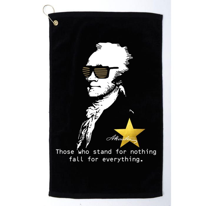 Alexander Hamilton Fall For Everything Golf Towel