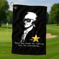 Alexander Hamilton Fall For Everything Golf Towel