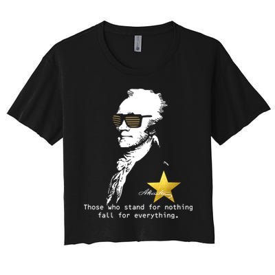 Alexander Hamilton Fall For Everything Crop Top