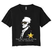 Alexander Hamilton Fall For Everything Crop Top