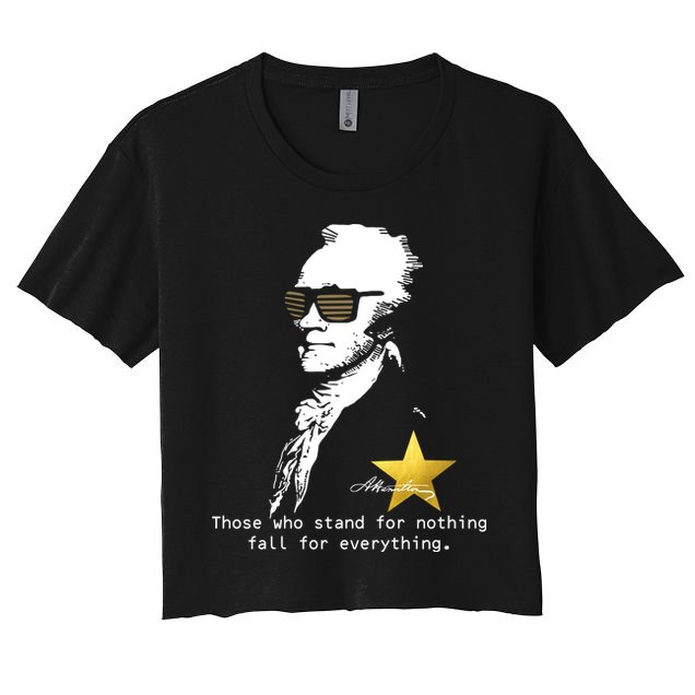 Alexander Hamilton Fall For Everything Crop Top