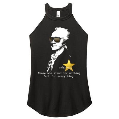 Alexander Hamilton Fall For Everything Women's Perfect Tri Rocker Tank