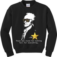 Alexander Hamilton Fall For Everything Kids Sweatshirt