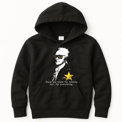 Alexander Hamilton Fall For Everything Kids Hoodie