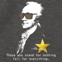 Alexander Hamilton Fall For Everything Vector Backpack
