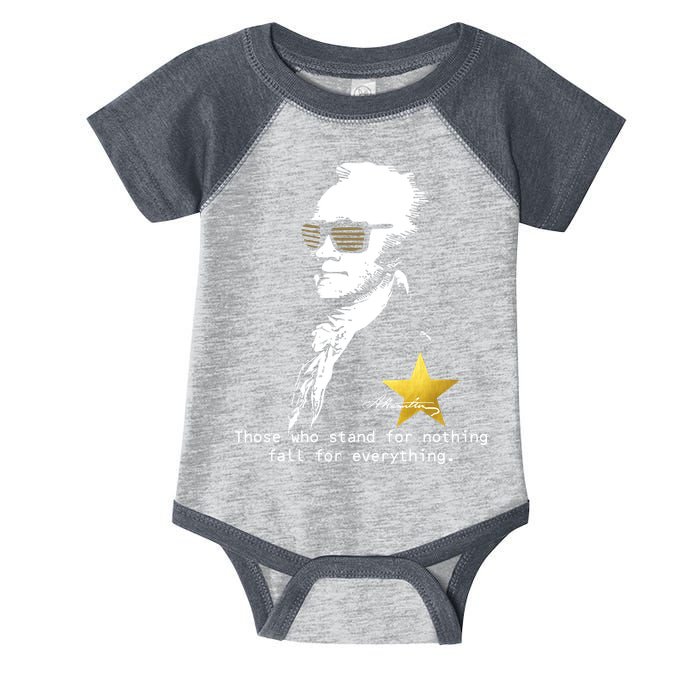 Alexander Hamilton Fall For Everything Infant Baby Jersey Bodysuit