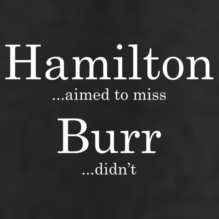 Alexander Hamilton Fan He Aimed To Miss Burr Didn't Trucker Hat