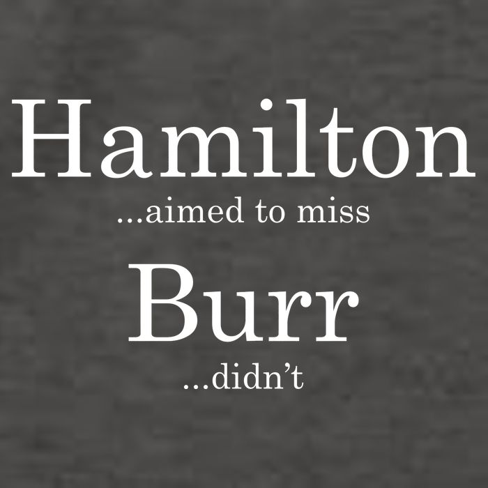 Alexander Hamilton Fan He Aimed To Miss Burr Didn't Vector Backpack