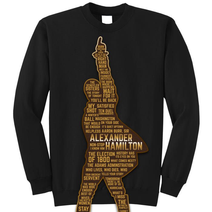 Alexander Hamilton Golden Statue Sweatshirt