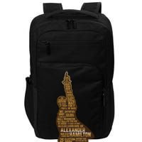 Alexander Hamilton Golden Statue Impact Tech Backpack