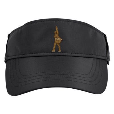 Alexander Hamilton Golden Statue Adult Drive Performance Visor