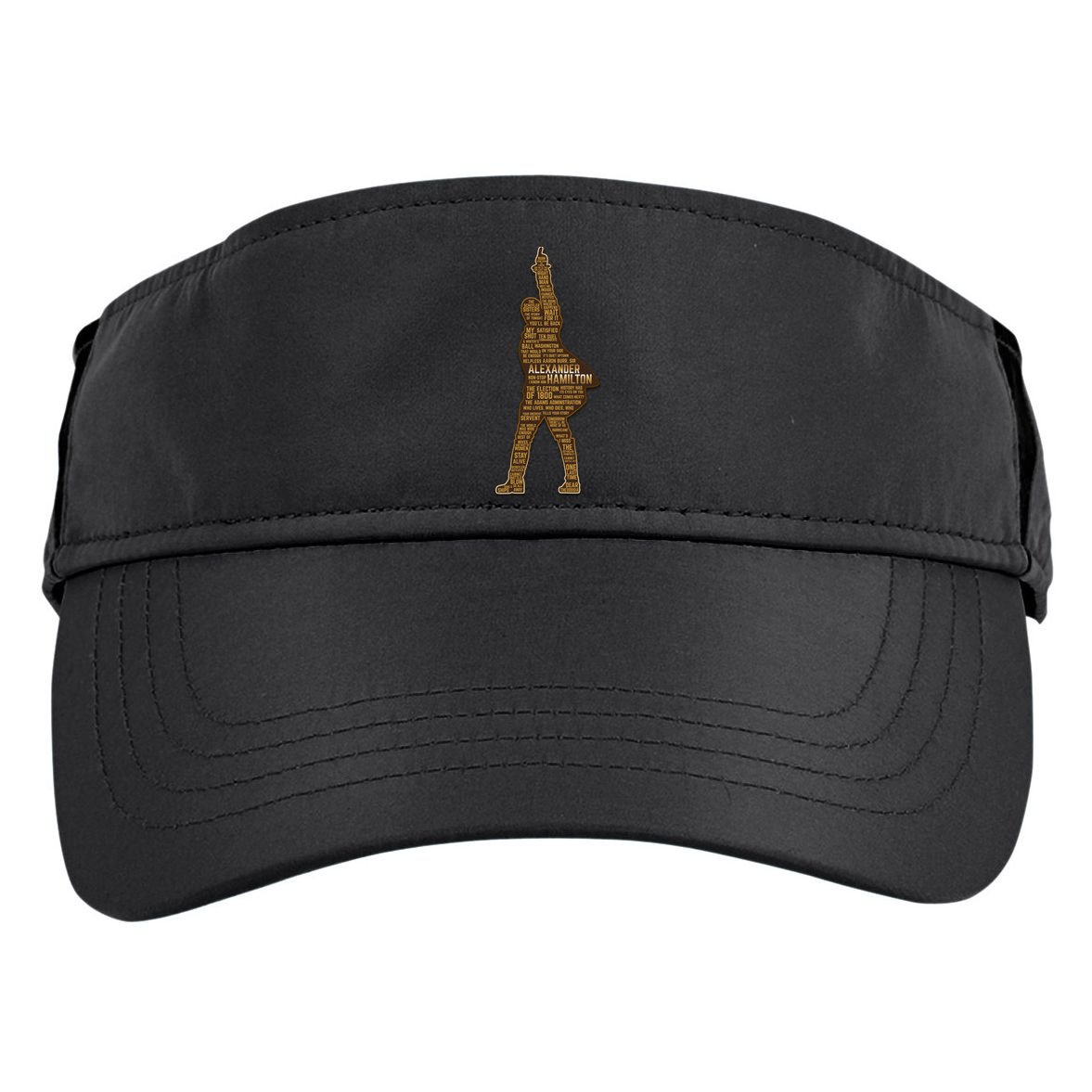 Alexander Hamilton Golden Statue Adult Drive Performance Visor