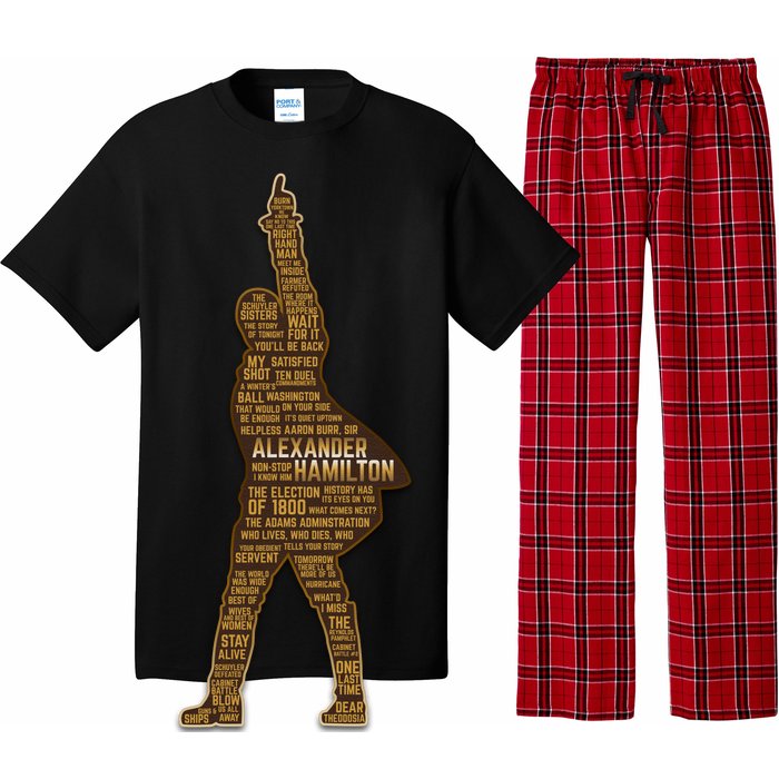 Alexander Hamilton Golden Statue Pajama Set