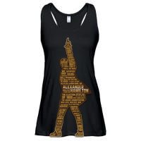 Alexander Hamilton Golden Statue Ladies Essential Flowy Tank