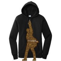 Alexander Hamilton Golden Statue Women's Pullover Hoodie