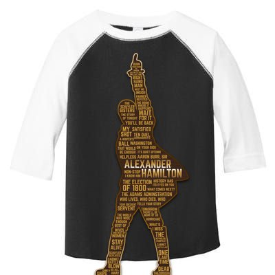 Alexander Hamilton Golden Statue Toddler Fine Jersey T-Shirt