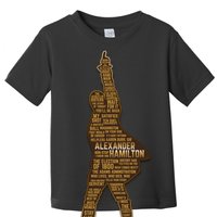 Alexander Hamilton Golden Statue Toddler T-Shirt