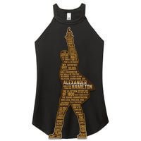 Alexander Hamilton Golden Statue Women's Perfect Tri Rocker Tank