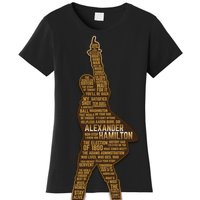 Alexander Hamilton Golden Statue Women's T-Shirt