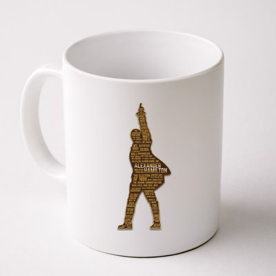 Alexander Hamilton Golden Statue Coffee Mug