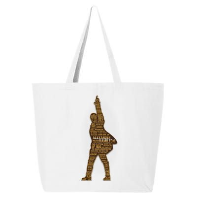 Alexander Hamilton Golden Statue 25L Jumbo Tote