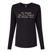 Alexander Hamilton Lyrics Womens Cotton Relaxed Long Sleeve T-Shirt