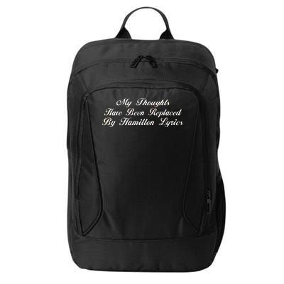 Alexander Hamilton Lyrics City Backpack