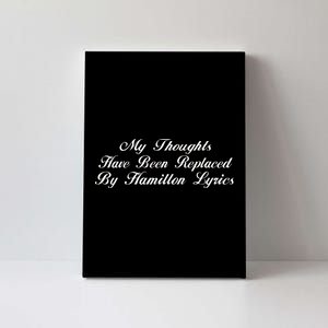 Alexander Hamilton Lyrics Canvas