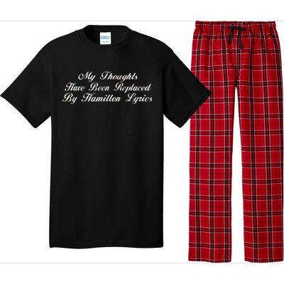 Alexander Hamilton Lyrics Pajama Set