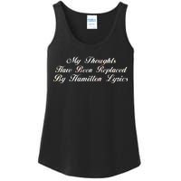 Alexander Hamilton Lyrics Ladies Essential Tank