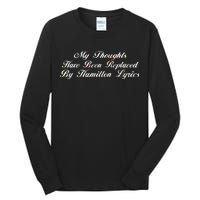 Alexander Hamilton Lyrics Tall Long Sleeve T-Shirt