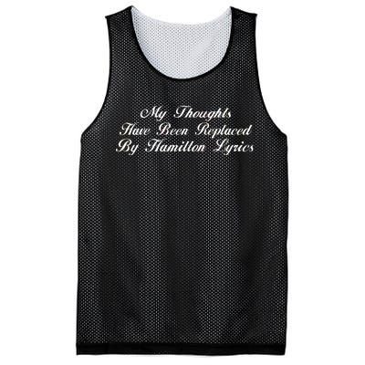 Alexander Hamilton Lyrics Mesh Reversible Basketball Jersey Tank