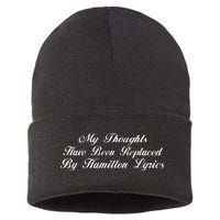 Alexander Hamilton Lyrics Sustainable Knit Beanie