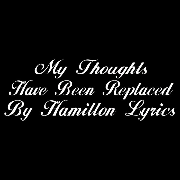 Alexander Hamilton Lyrics Tank Top