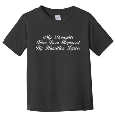 Alexander Hamilton Lyrics Toddler T-Shirt