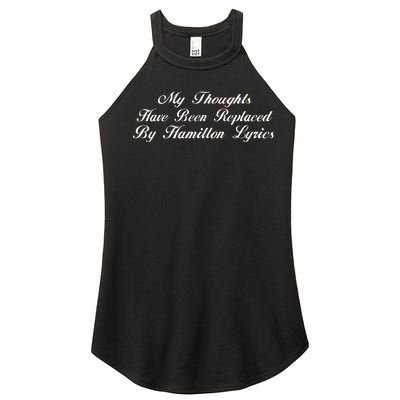 Alexander Hamilton Lyrics Women's Perfect Tri Rocker Tank