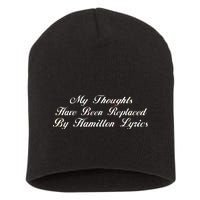 Alexander Hamilton Lyrics Short Acrylic Beanie