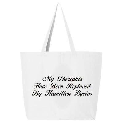 Alexander Hamilton Lyrics 25L Jumbo Tote