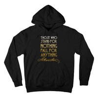 Alexander Hamilton Quote Signature Hoodie