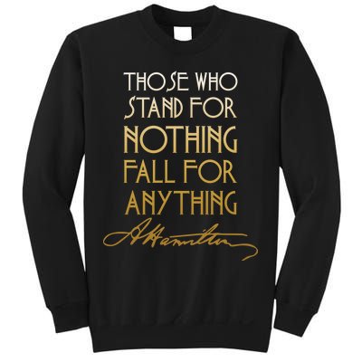 Alexander Hamilton Quote Signature Sweatshirt