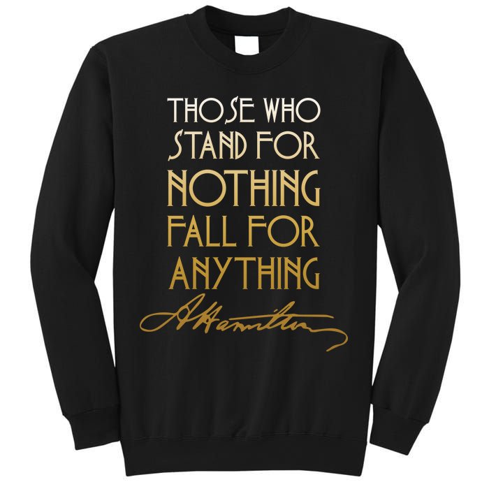 Alexander Hamilton Quote Signature Sweatshirt