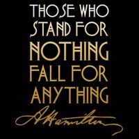 Alexander Hamilton Quote Signature Backpack