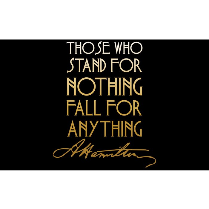 Alexander Hamilton Quote Signature Bumper Sticker