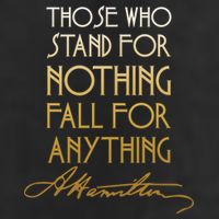 Alexander Hamilton Quote Signature Adult Drive Performance Visor